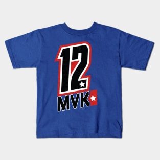 Maverick Viñales 12 Motorcycle Racer Kids T-Shirt